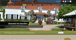Desktop Screenshot of domainelesgandins.com